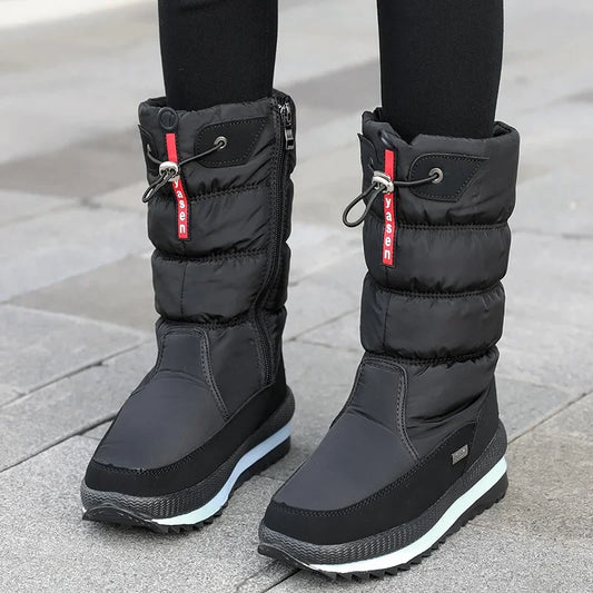 Winter Boots Thick Plush Waterproof