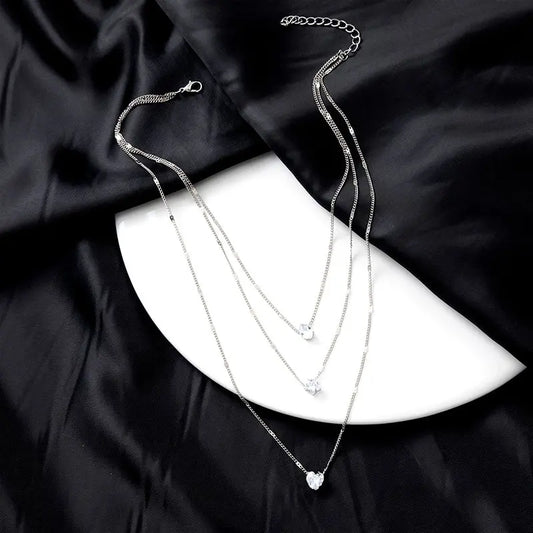 Simple Multilayered  Necklace